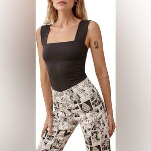 Reformation Clarke Tank in black Sz S MSRP: $59